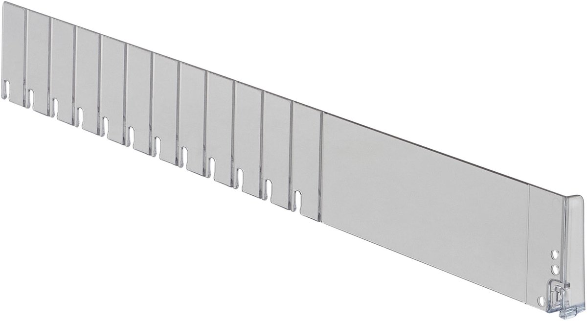 Breekbare Vakverdeler / Schapverdeler / Plank Scheidingsdelen - 6 cm hoog - Transparant - Type SV60-L