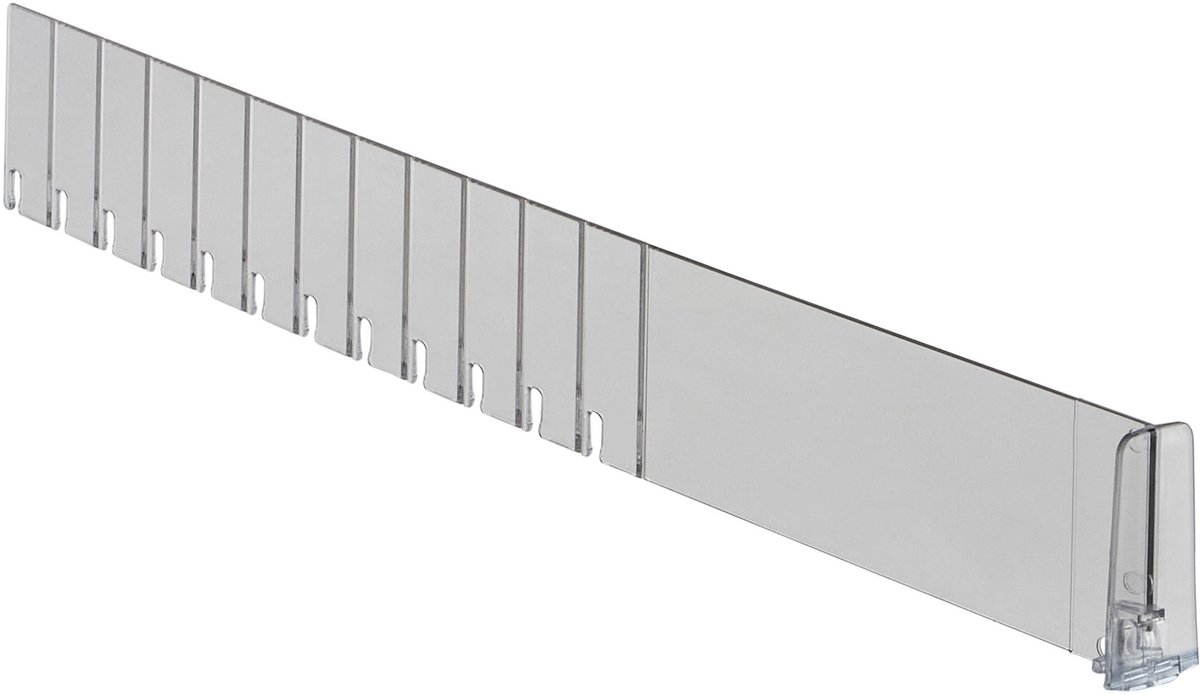 Breekbare Vakverdeler / Schapverdeler / Plank Scheidingsdelen - 6 cm hoog - Transparant - Type SV60-M