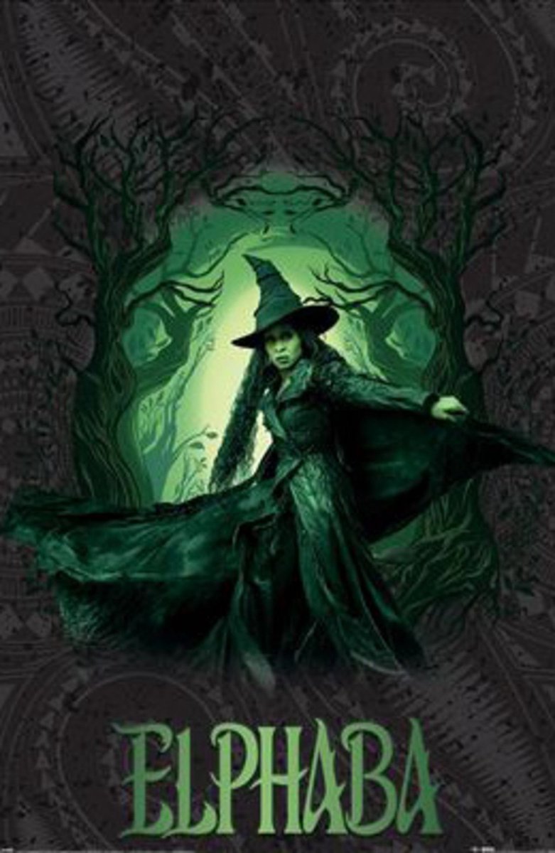 Pyramid Poster Wicked 2 - Elphaba Glow 61x91,5cm Divers