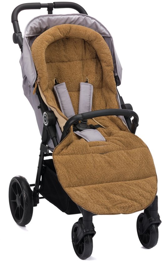 Winter voetenzak kinderwagen en buggy Teddy - Thermo - Waterafstotend - Ritssluiting - Nature - Fillikid van Merkloos — afbeelding 3