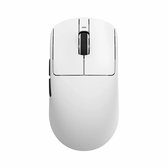 VXE R1 PRO Max - Draadloze Gaming-Muis - 48g - PAW3395 Sensor - Ultralicht - 4000 Hz Polling Rate - Oplaadbare 500 mAh Batterij - Kailh Sword Switches - Ice-Feel Coating - Wit