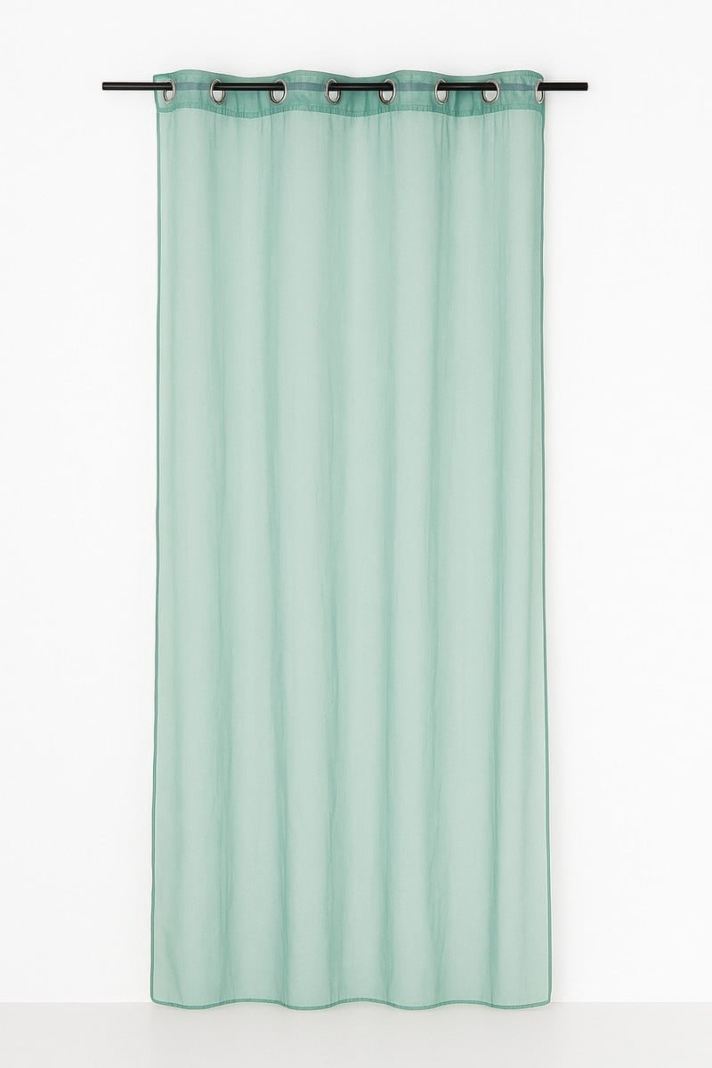 Monna voorhang gordijn mint 8 Rings 135 x 260 cm