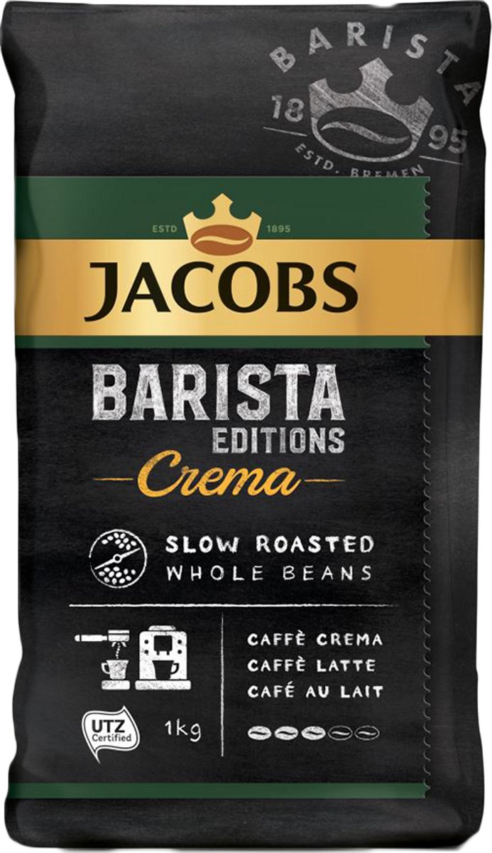 JACOBS Barista Crema, Kawa ziarnista, 1000g