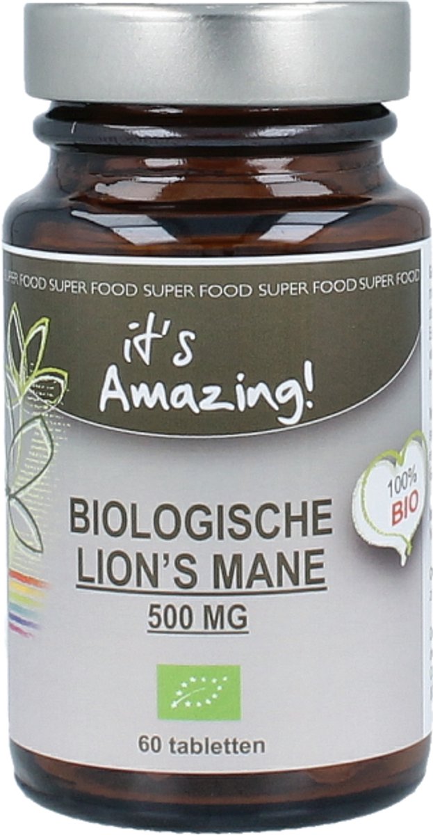 It's Amazing Lions mane 500mg bio 60 Tabletten