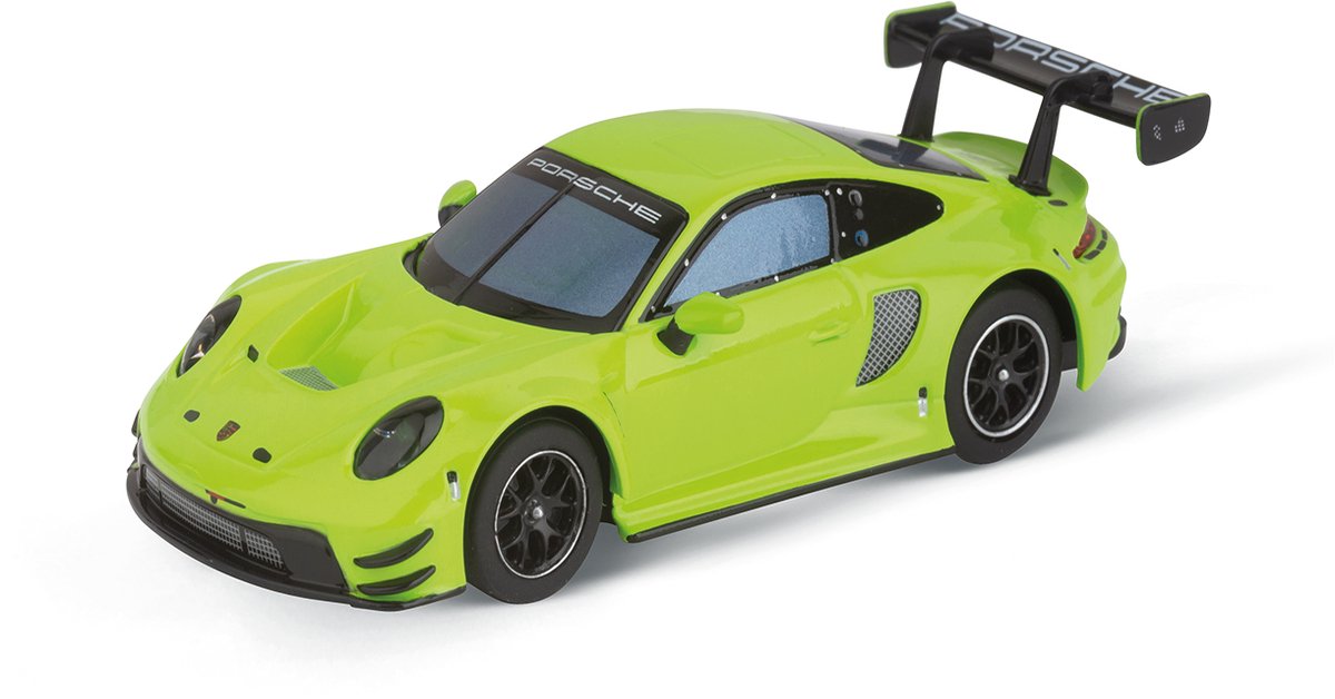 Carrera HYBRID Racebaanauto - AI Gaming - Porsche 911 GT3 R Acid Green - Bestuurbare auto - Besturing via app - 1:50