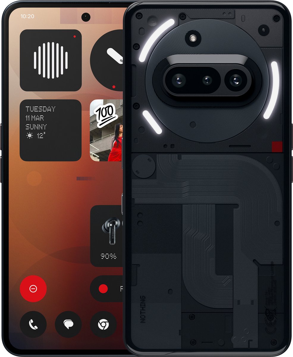 Nothing Phone (3a) 256GB Zwart 5G