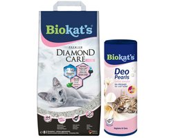 Biokat's Diamond Care Fresh & Deo Pearls Babypoeder Pakket
