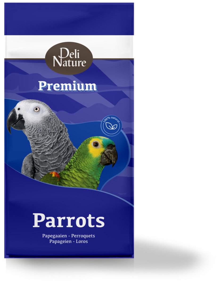 Deli Nature Premium Papegaai - 10 x 800 gr - Voordeelverpakking