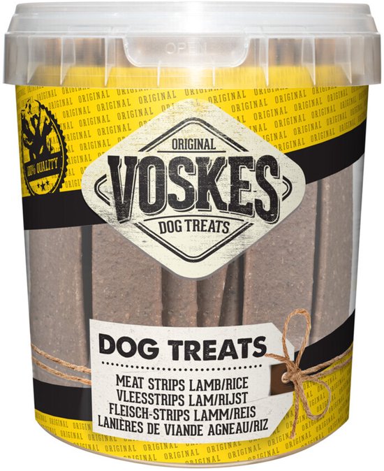 Voskes Emmer Vleesstrips Lam - 600 gr