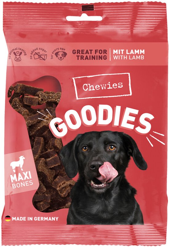Chewies Goodies Hondensnacks Maxi Lam - 10 x 200 gr - Voordeelverpakking