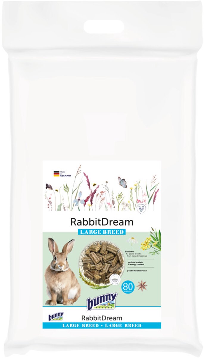 Bunny Nature Konijndroom Large Breed - 4 kg
