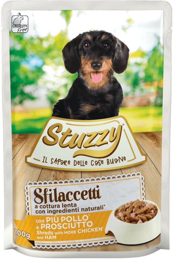 Stuzzy Speciality Maaltijdzakje Adult 100 g - Hondenvoer - 24 x Kip&Ham