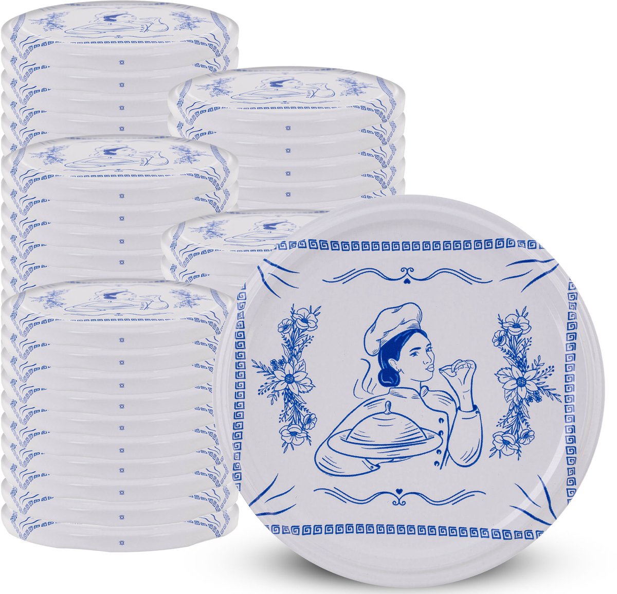 KADAX Potdoppen Deksels Fi66 Schroefdop Potmoeren 6-Clip 50st