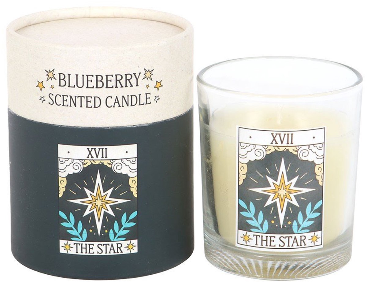 Something Different - The Star Vintage Tarot Blueberry Geurkaars - Multicolours