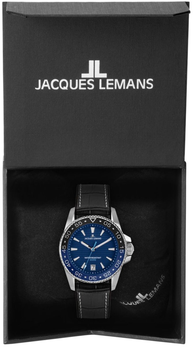 Datum horloge Liverpool Diver Blue - Black