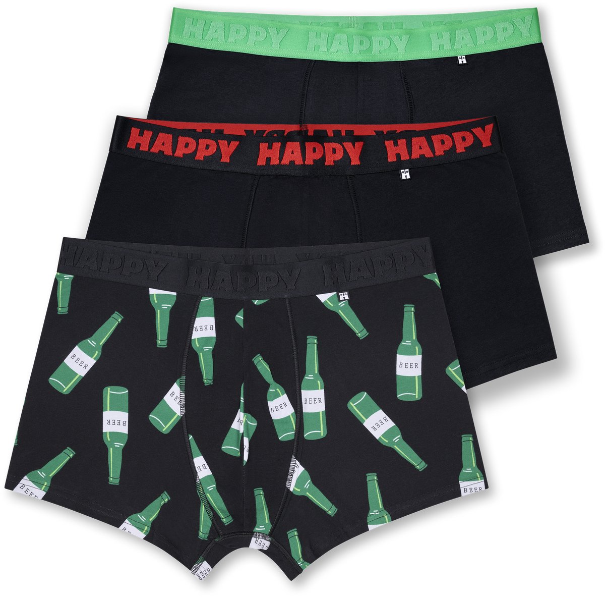 Happy Socks - 3-pack Beer Short Boxers - Giftset