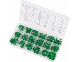 TOVBMUP O-ring assortiment - 270 artikelen - 18 maten - Afdichtingsset - Olie-, zuur-, brandstof-, UV-bestendig - Temperatuurafdichting - Rubberen afdichtingsset - Reparatie gebruikte tao'z