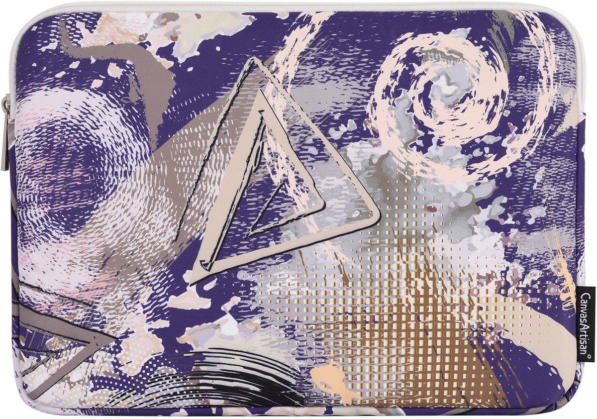 Laptophoes 13 Inch GV – Laptop Sleeve – Abstract Paars