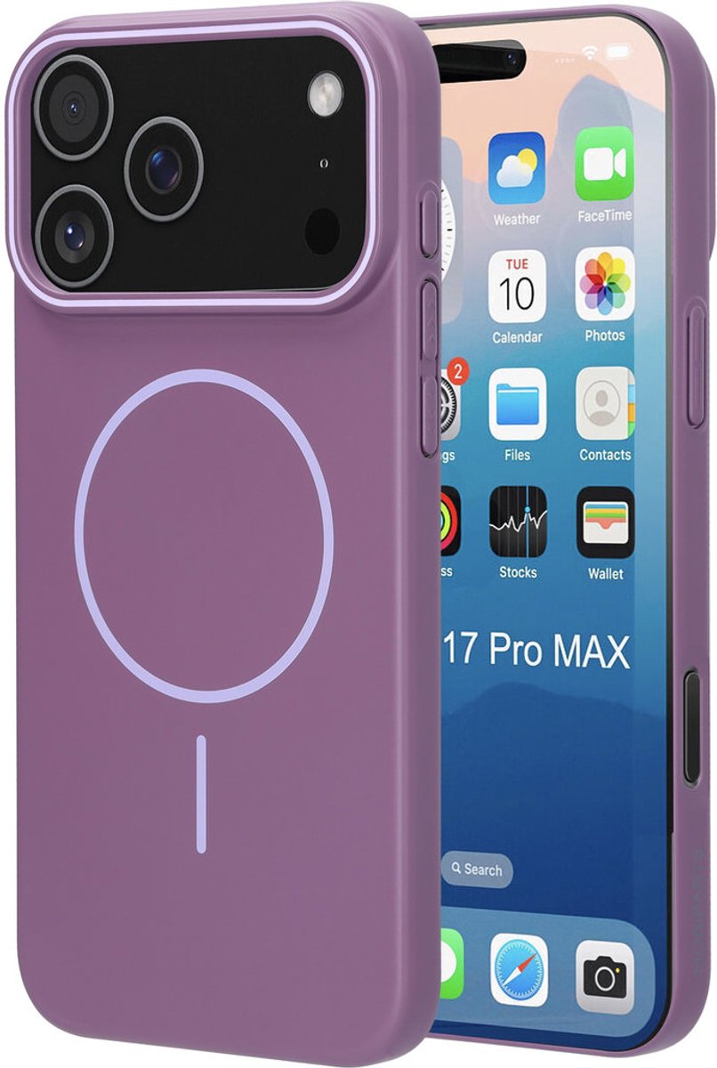 Mobiparts Slim Line Case geschikt voor Apple iPhone 17 Pro Max - MagSafe Imperial - Paars