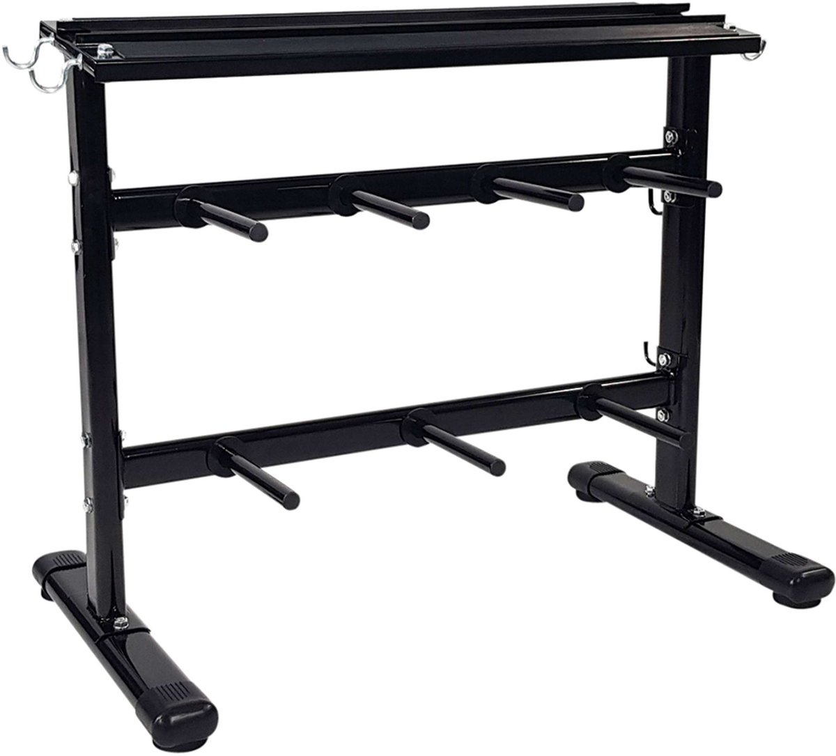 Tunturi Dumbbell rek - Halterrek - Gewichtenrek en Halterschijven standaard - 30mm