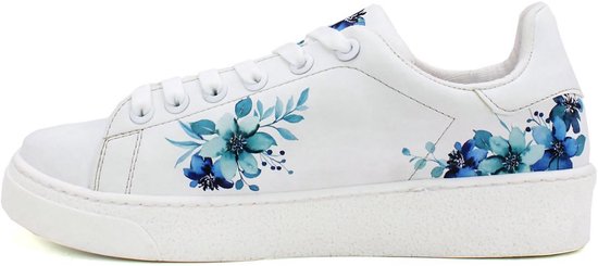 GOBY Orchidées Bleues – Handgemaakt – Qualité Premium – Taille 38