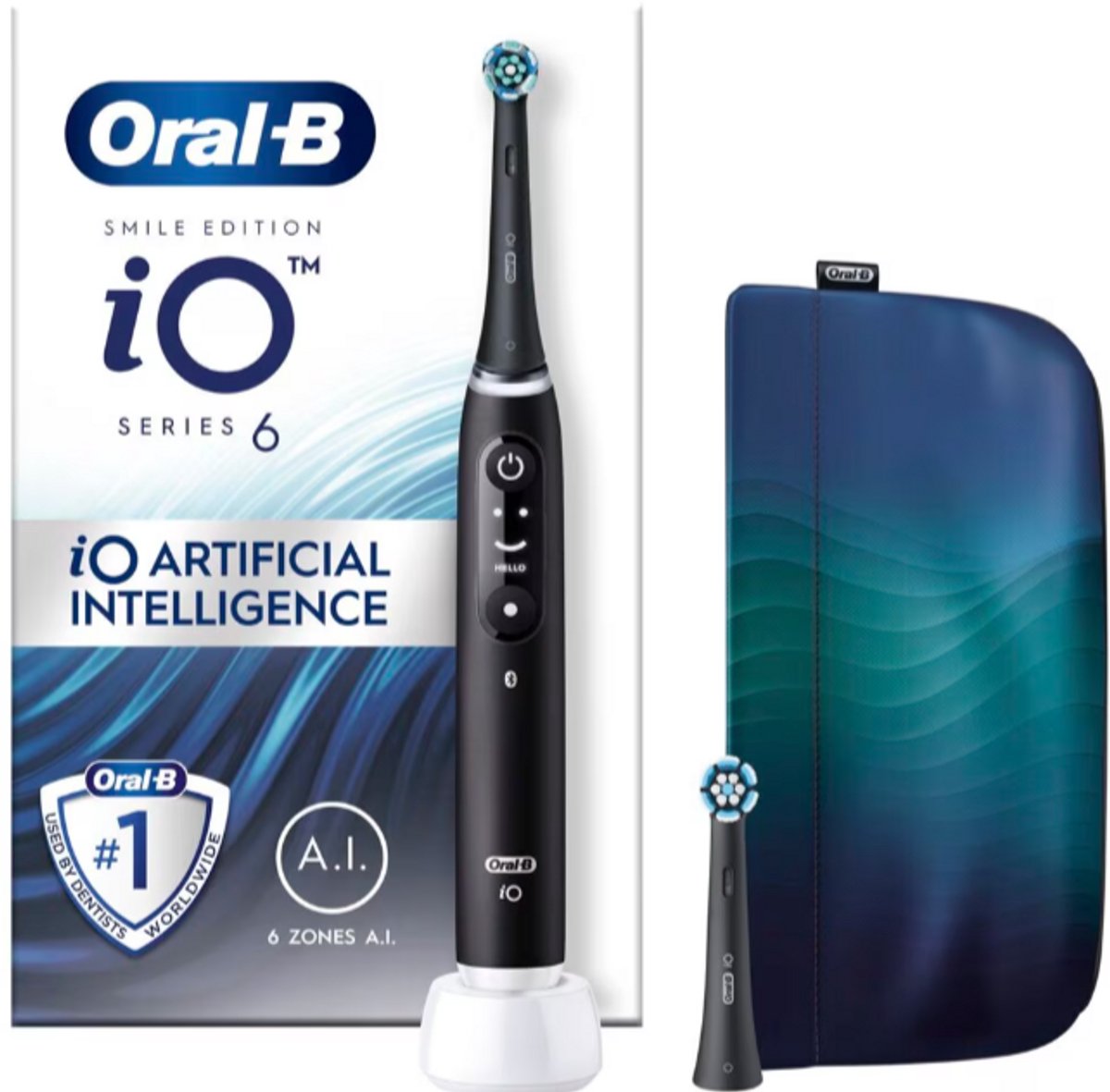Oral-B iO6 Elektrische Tandenborstel - Zwart - Oral-B - €193,62