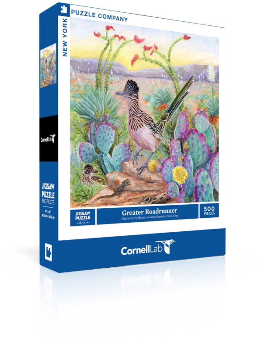 New York Puzzle Company Puzzel Greater Roadrunner - 500 stukjes