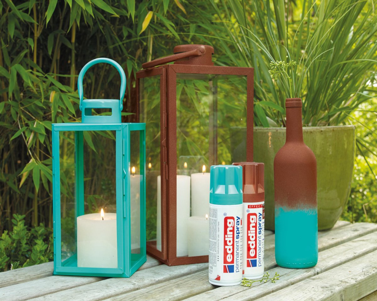edding 5200 spuitverf in spuitbus - rust effect mat - 1 stuk - 200 ml verf - direct dekkend – 0,7-1 m2 oppervlak - acrylverf voor het lakken en versieren van glas, metaal, hout, keramiek, kunststof, canvas - permanent spray, verfspray – foto 2