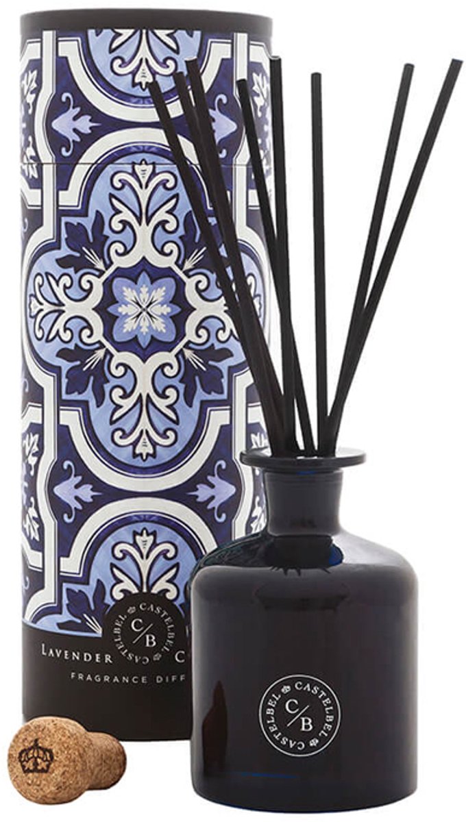Castelbel - Lavender & Chamomile - geurstokjes - 250ml - diffuser - geschenkverpakking
