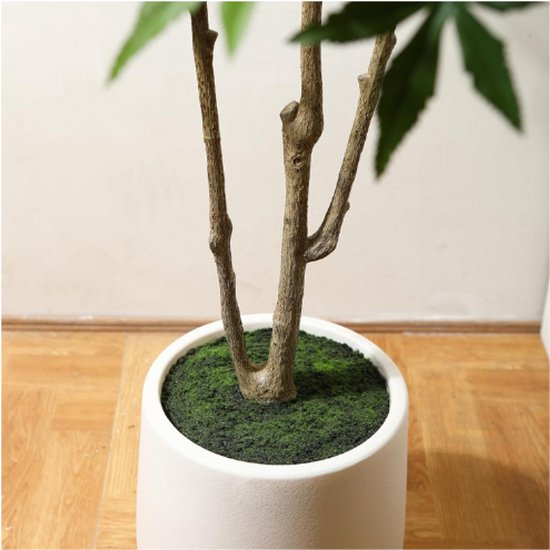 Fopamtri Kunstpflanze 180 cm Ficus Benjamina Künstliche Pflanzen im