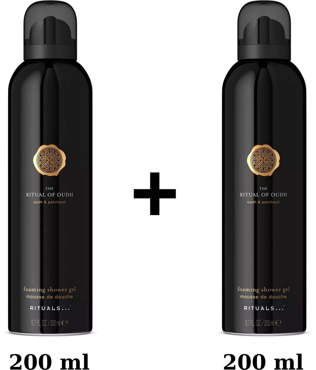 Rituals - Oudh - 2X Shower gel a 200 ml = 400 ml - Douchegel - Doucheschuim