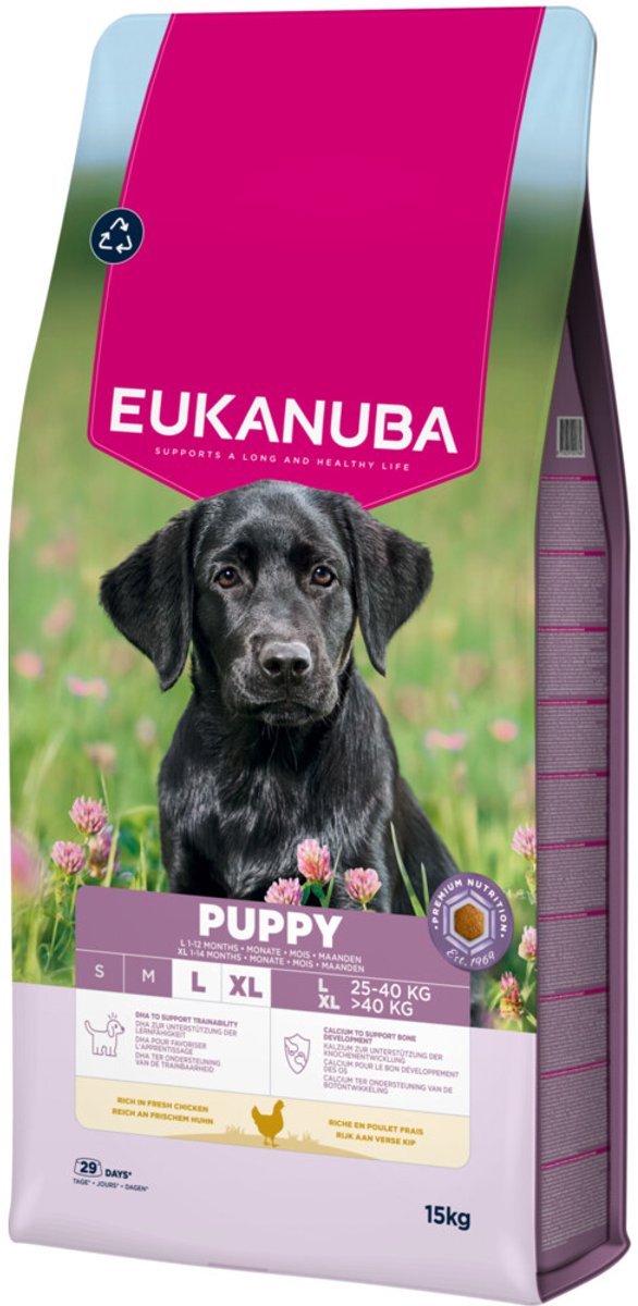 Eukanuba Life Care Dog Puppy Large Hondenvoer Chicken 15 kg