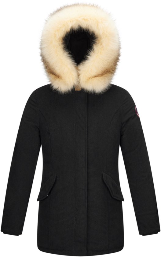 Paragoose Nina Cord Dames Winterjas – Trendy & Warm – Met Afneembare Luxe Bontkraag