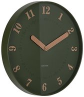 Karlsson Natural Cuckoo Koekoeksklok - Berkenhout Zwart - ⌀ 31,5 cm