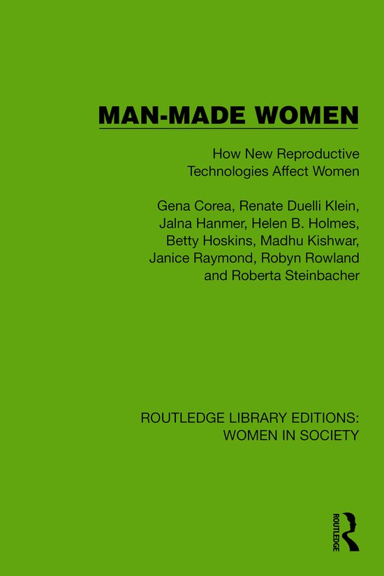 Routledge Library Editions: Women in Society- Man-Made Women - cover