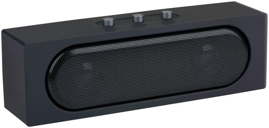 Bluetooth speaker retro 2x5W krachtig geluid, Bluetooth 5.0, AUX, TF-kaart, USB-C, draagbaar, 10 uur batterij