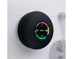 Crrynuo - Bluetooth Speaker - Draadloze Speaker - 8.5*8.5Cm - 1 Stuk - USB Opladen - Zwart