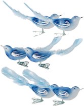 4 Décorations De Noël En Forme De Colibris En Acrylique Coloré - Ornements Pour Sapin, Décoration Intérieure Hivernale - Cadeau Pour Amoureux Des Oiseaux - 3