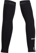 Santini armwarmers waterafstotend en thermo unisex Zwart - Nuhot Acquazero Arm Warmers-XL/2XL