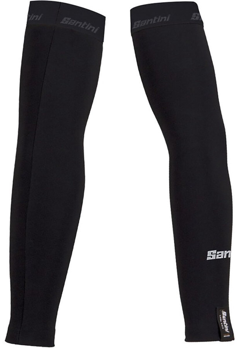 Santini armwarmers waterafstotend en thermo unisex Zwart - Nuhot Acquazero Arm Warmers-XL/2XL