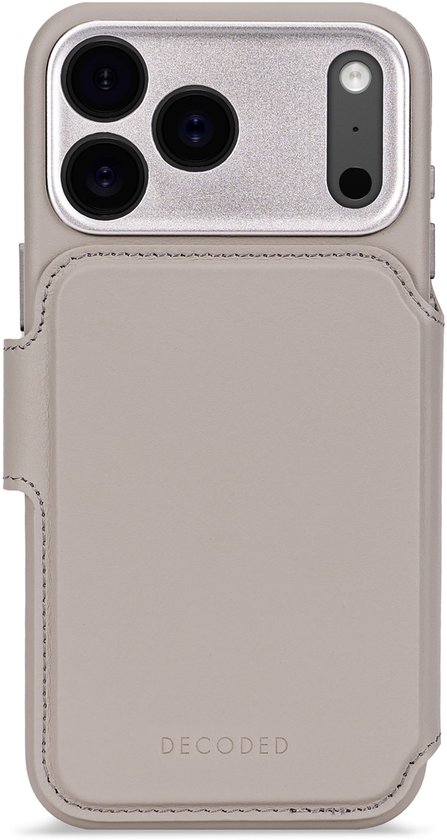 SHIELDON Hoesje voor iPhone 16 Pro, Echt Leer Afneembaar 2-in-1 Portemonnee [Draadloos Opladen][Kickstand][RFID-Blokking][Kaarthouder] Magnetisch Beschermend Hoesje Compatibel met iPhone 16 Pro