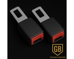 foto van Auto gordelverlenger - Zwart - 2 stuks - Auto gesp - Verlengstuk - Zwangerschapsgordel - Gordel Clips