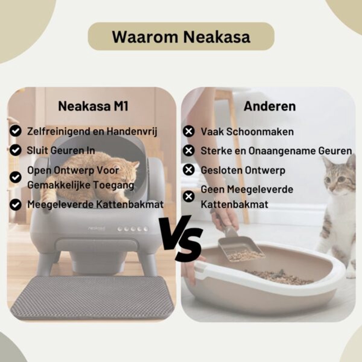 Neakasa M1 Plus Zelfreinigende Kattenbak XXL met App thumbnail 5