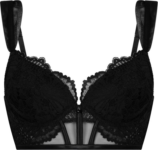 Voorgevormde push-up longlinebh met diep decolleté Whitney