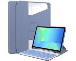 Coverup Tablethoes geschikt voor Samsung Galaxy Tab S10 Lite Hoesje - 360° Rotating Folio Book Case met Wake/Sleep - Blauw