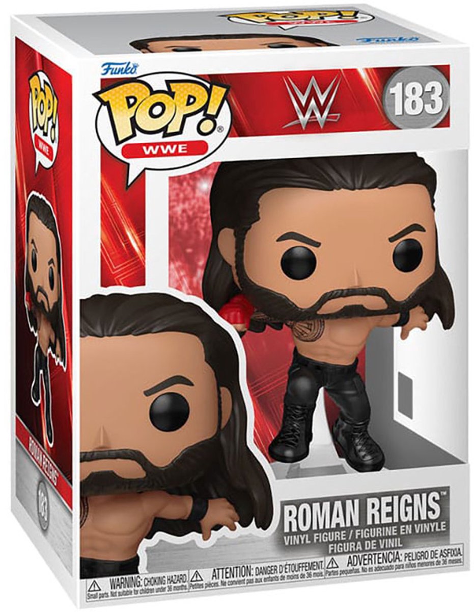 Funko Pop! Wwe Roman Reigns-figuur 9 Cm Bruin
