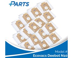 Ecovacs Deebot N10 Stofzakken (15 Stuks, Plus.Parts® alternatief voor D-DB03)