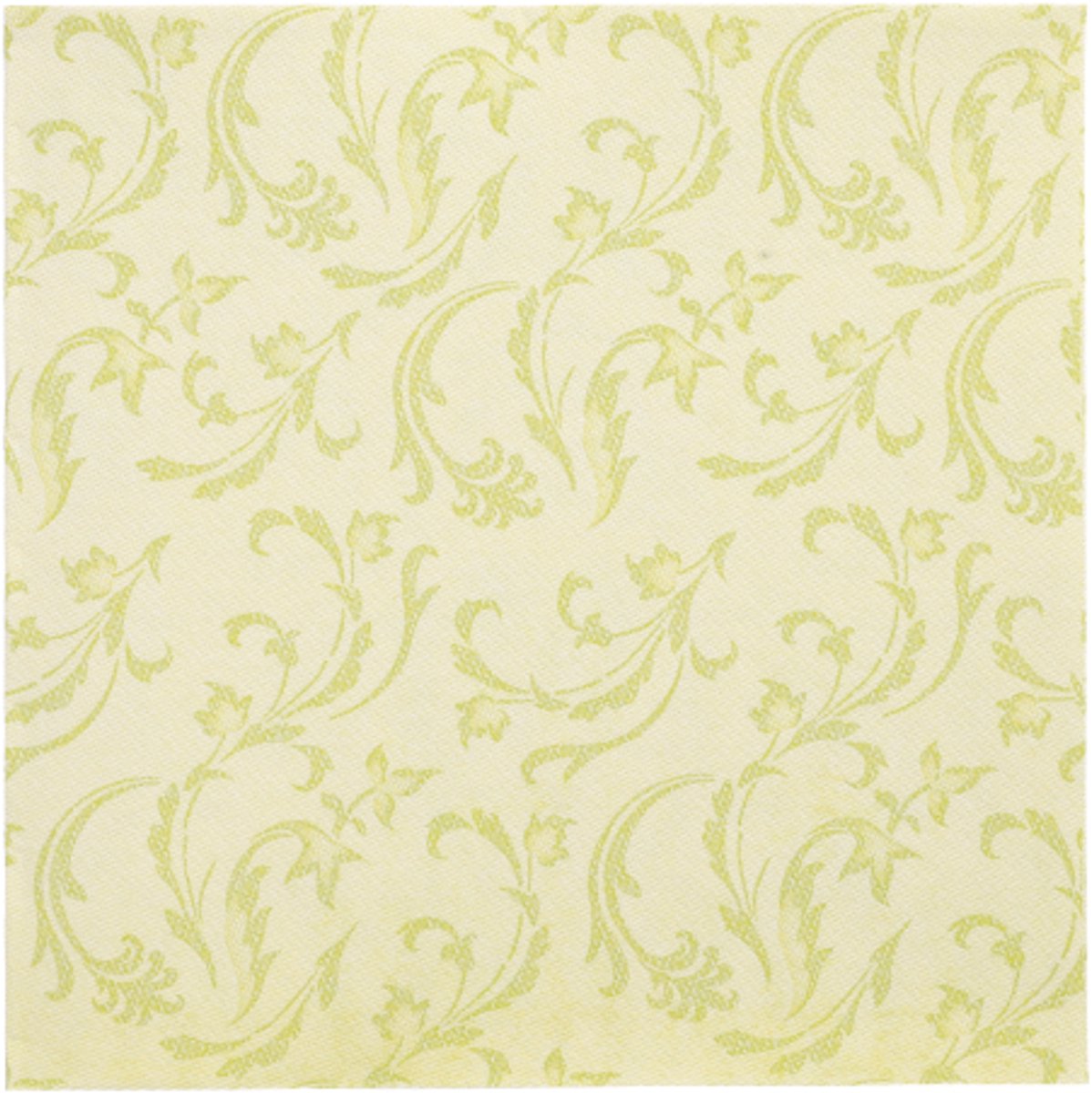 50 Servetten ROYAL Collection 1/4 vouw 40 cm x 40 cm lime Damascato