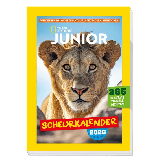 National Geographic Junior - Calendrier détachable 2026 - Pour les enfants
