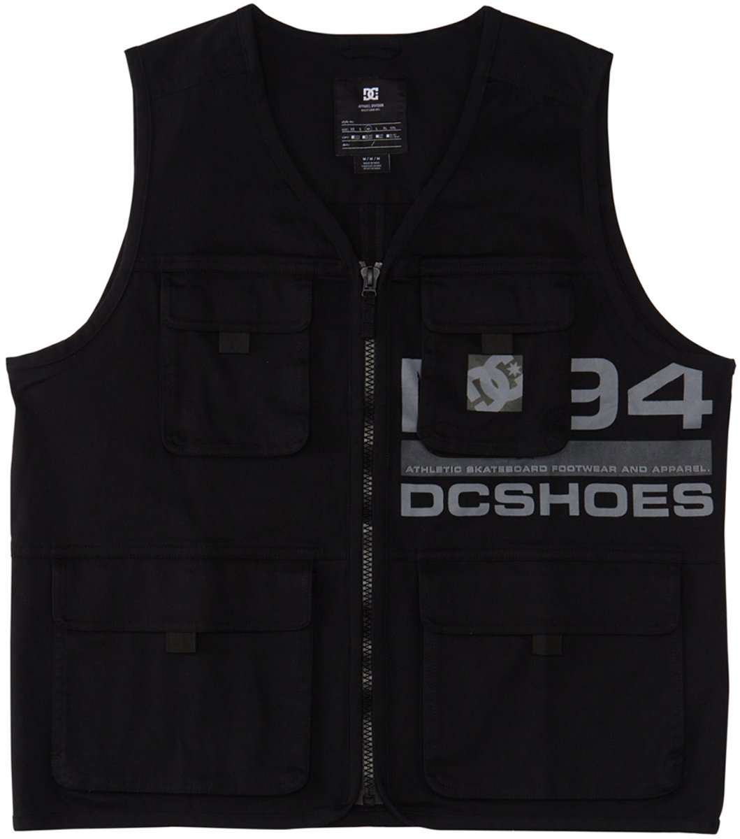 Dc Shoes Static 94 Vest L Man Zwart